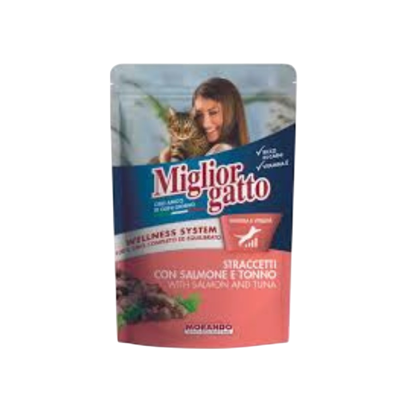 Morando: Salmon & Tuna 100g Pouchs