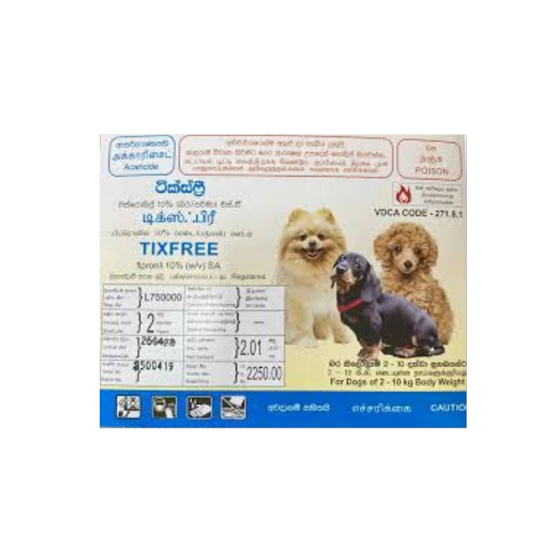 Tixfee: Dog 2-10 kg