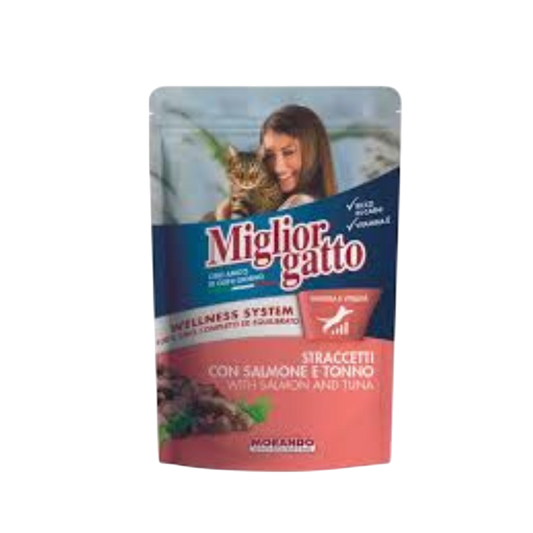 Morando: Salmon & Tuna 100g Pouchs